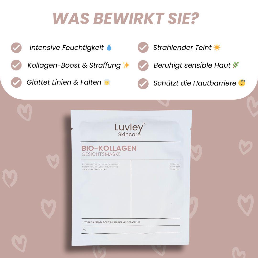 Bio-Kollagen Gesichtsmaske