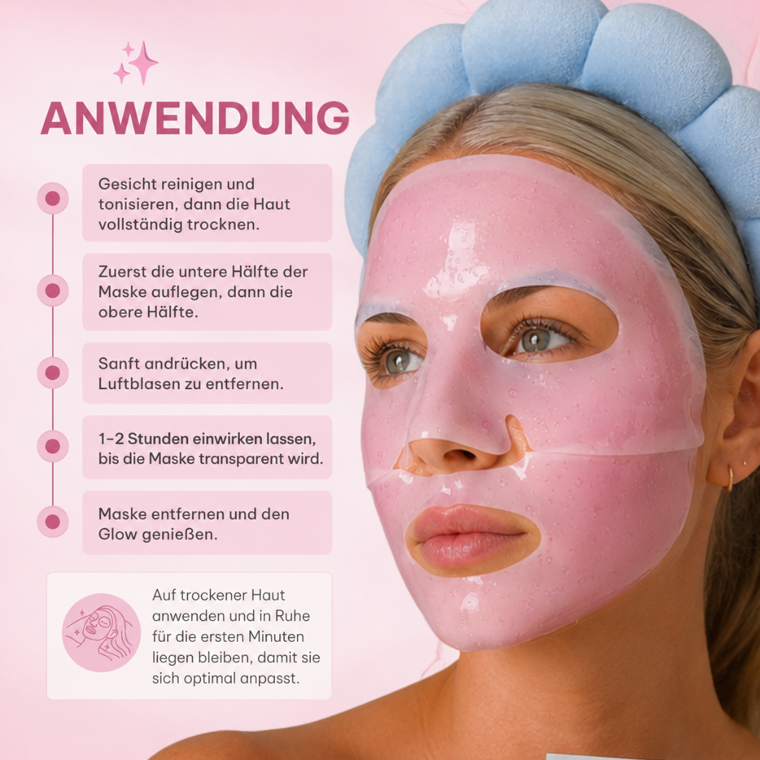 PDRN Pink Kollagen Gesichtsmaske