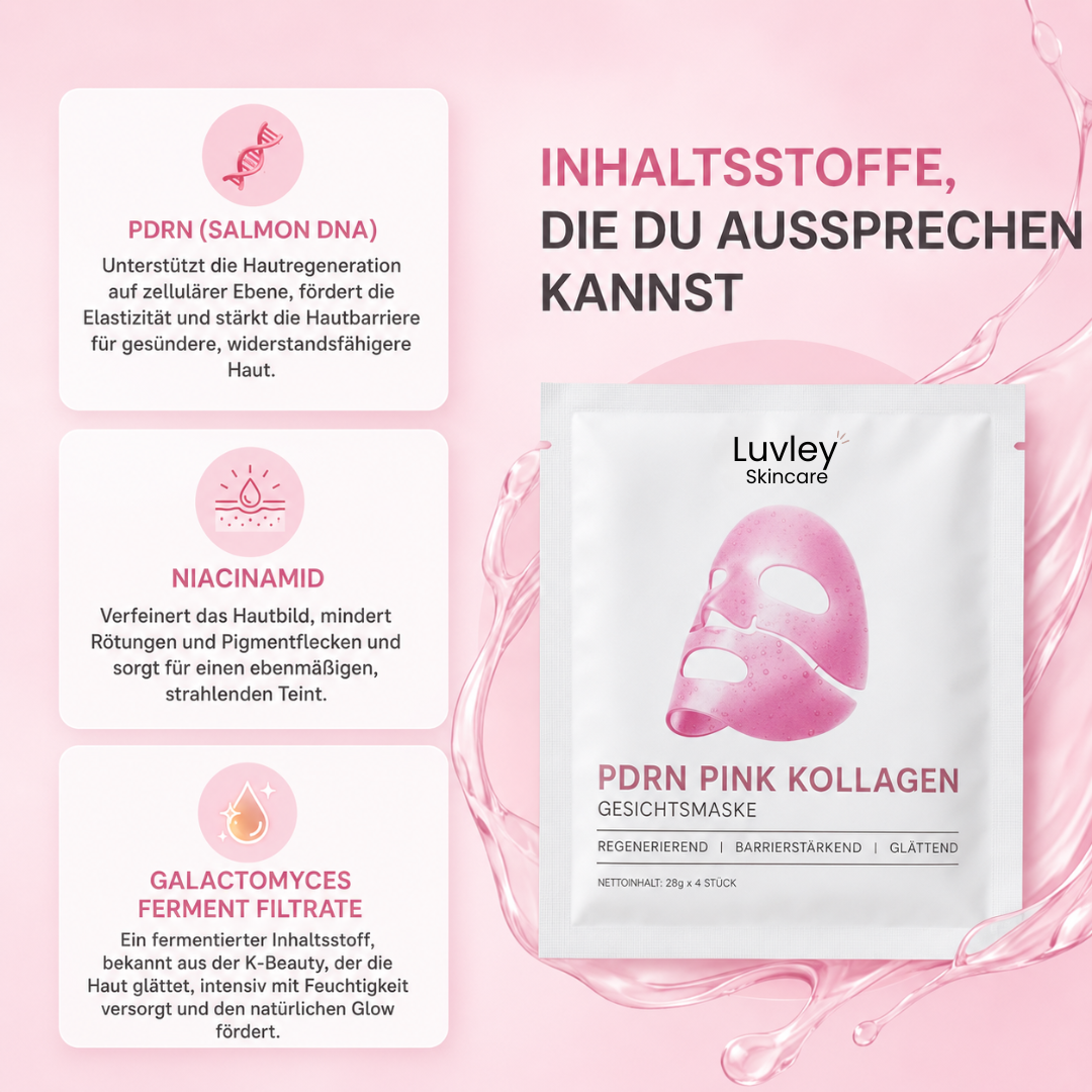 PDRN Pink Kollagen Gesichtsmaske