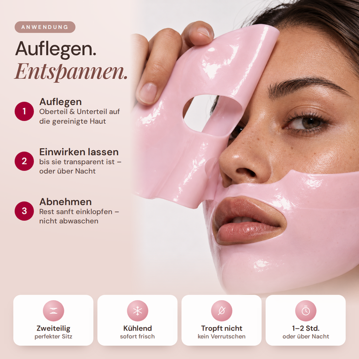 PDRN Pink Kollagen Gesichtsmaske