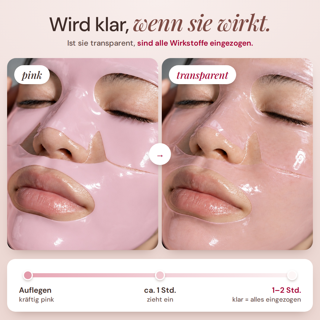 PDRN Pink Kollagen Gesichtsmaske