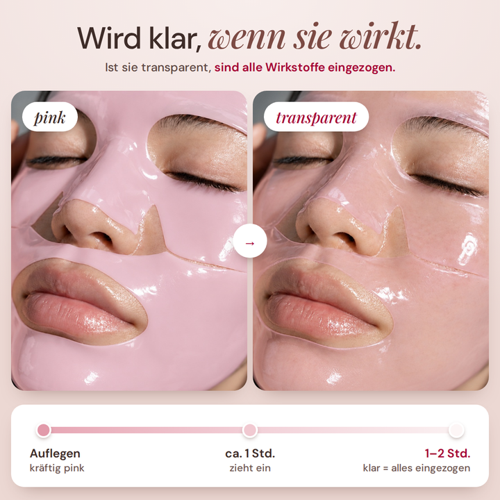 PDRN Pink Kollagen Gesichtsmaske