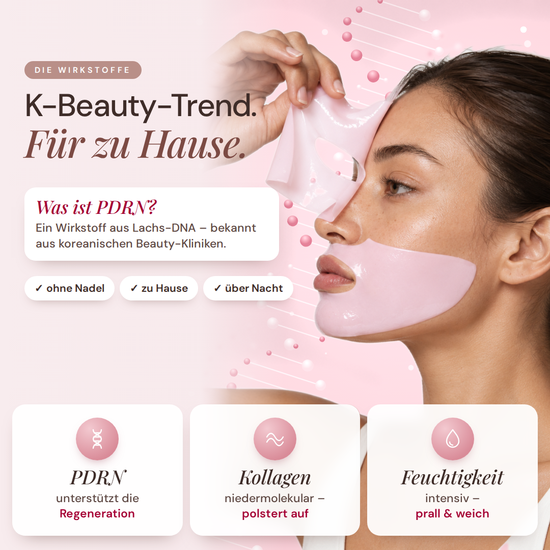 PDRN Pink Kollagen Gesichtsmaske