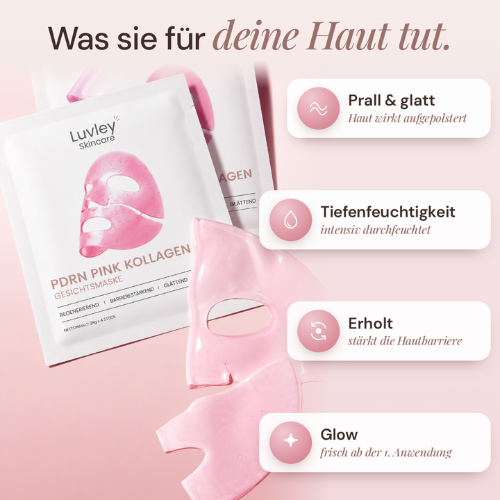 PDRN Pink Kollagen Gesichtsmaske
