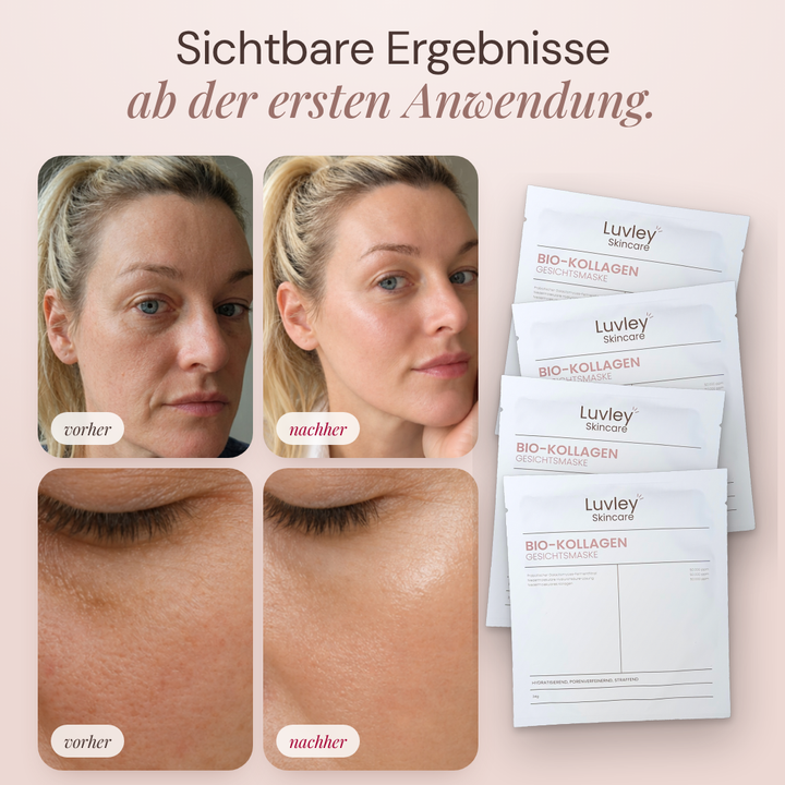 Bio-Kollagen Gesichtsmaske