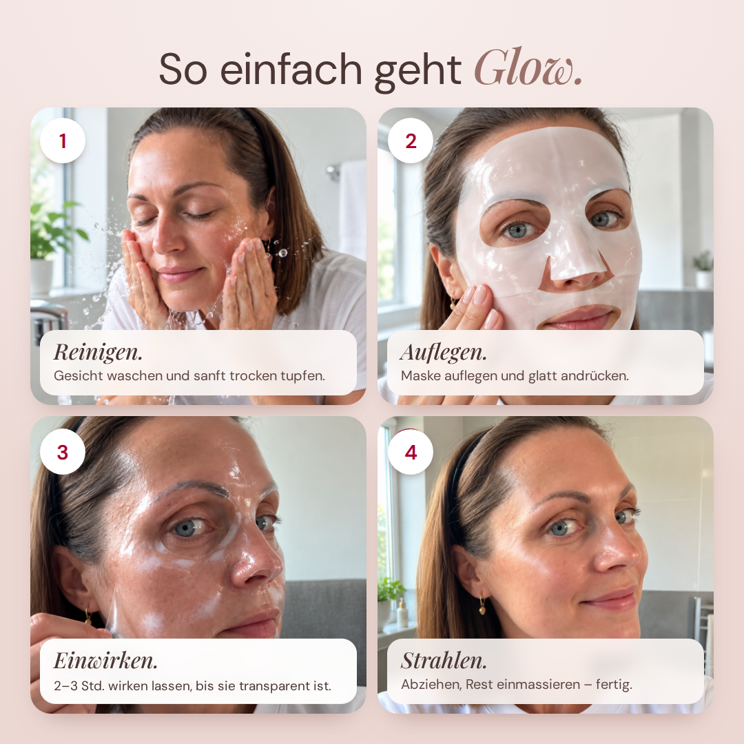Bio-Kollagen Gesichtsmaske