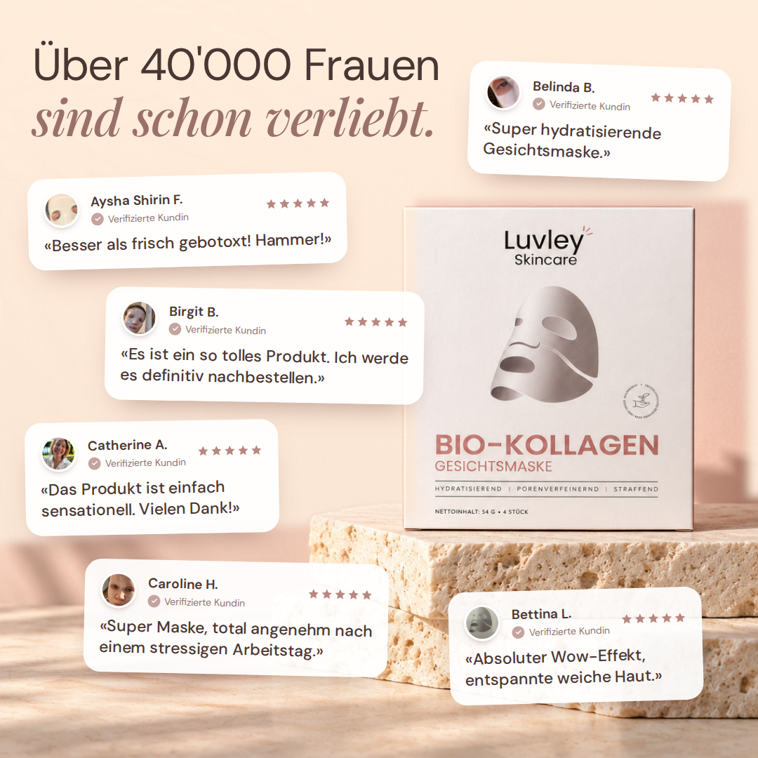 Bio-Kollagen Gesichtsmaske